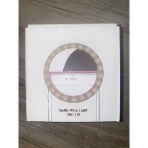 Selfie Ring Light, hooks to phone